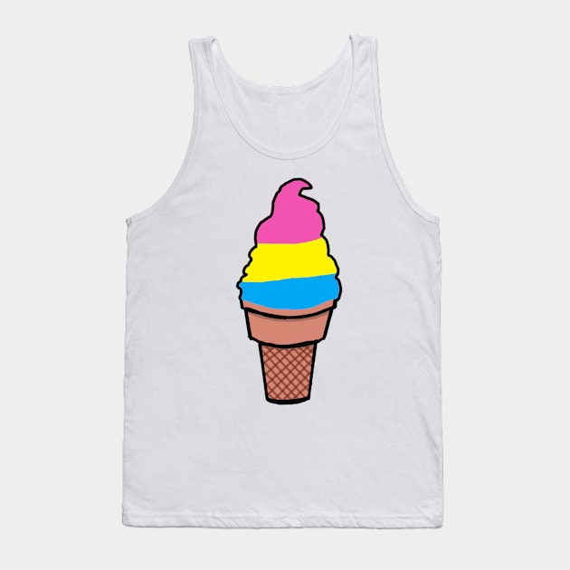 Pride Ice-Cream - Pan Tank Top by Adriane Tempest